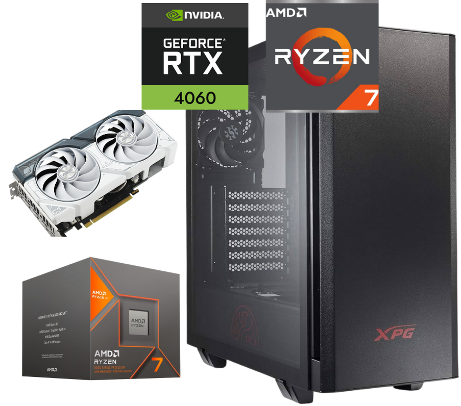 PC GAMER PRO XTREME, AMD RYZEN 7 8700G, 8 núcleos, 32 GB RAM, 1TB M.2 SSD, Tarjeta Madre ASUS ROG STRIX, Tarjeta de Video 8GB GDDR6, GeForce RTX 4060 (Consulta las especificaciones abajo) PC GAMER PRO XTREME, AMD RYZEN 7 8700G, 8 núcleos, 32 GB RAM, 1TB M.2 SSD, Tarjeta Madre ASUS ROG STRIX, Tarjeta de Video 8GB GDDR6, GeForce RTX 4060 (Consulta las especificaciones abajo)
